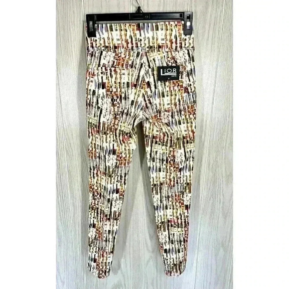 Lior Paris Pants Womens Size 2 Joy Ditzy Print Crop Pull On Legging Stretch NEW - Picture 2 of 8